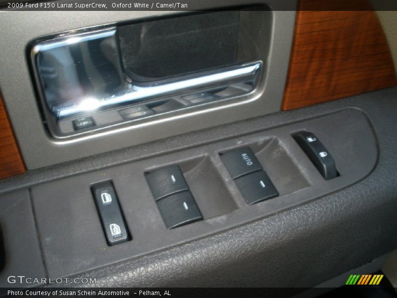 Oxford White / Camel/Tan 2009 Ford F150 Lariat SuperCrew