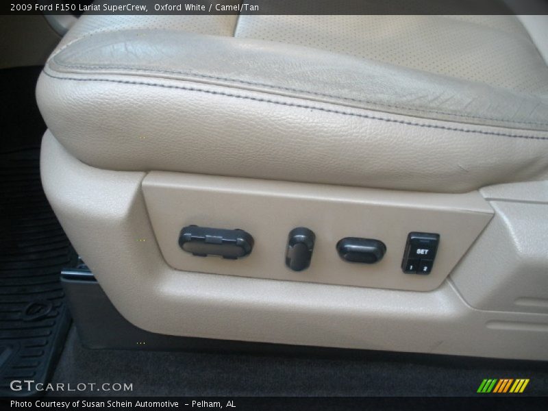 Oxford White / Camel/Tan 2009 Ford F150 Lariat SuperCrew