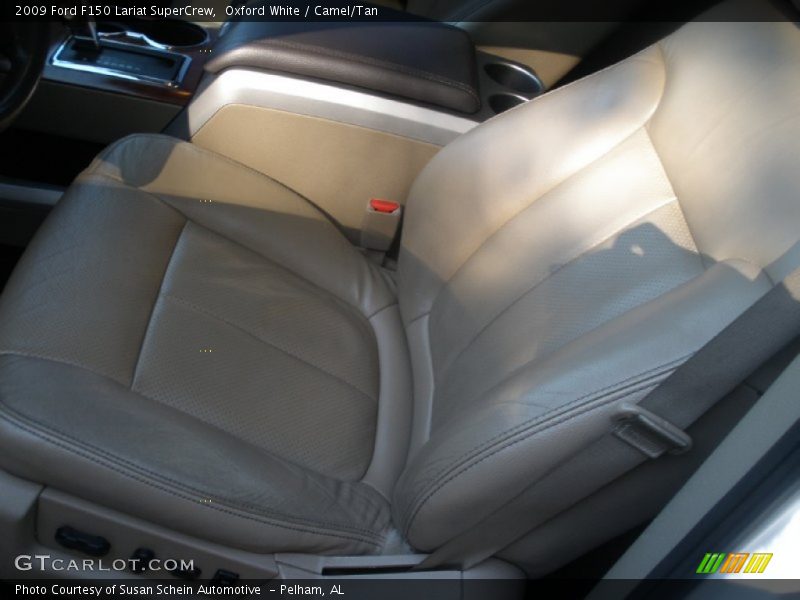 Oxford White / Camel/Tan 2009 Ford F150 Lariat SuperCrew