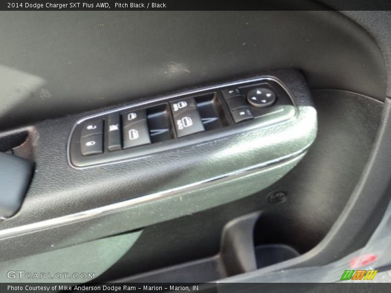 Pitch Black / Black 2014 Dodge Charger SXT Plus AWD