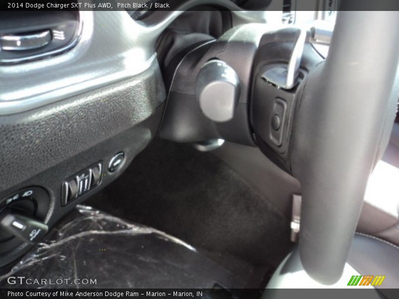 Pitch Black / Black 2014 Dodge Charger SXT Plus AWD