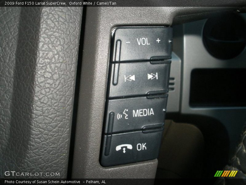 Oxford White / Camel/Tan 2009 Ford F150 Lariat SuperCrew