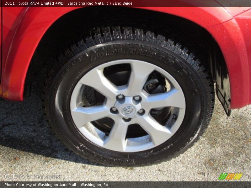 Barcelona Red Metallic / Sand Beige 2011 Toyota RAV4 Limited 4WD