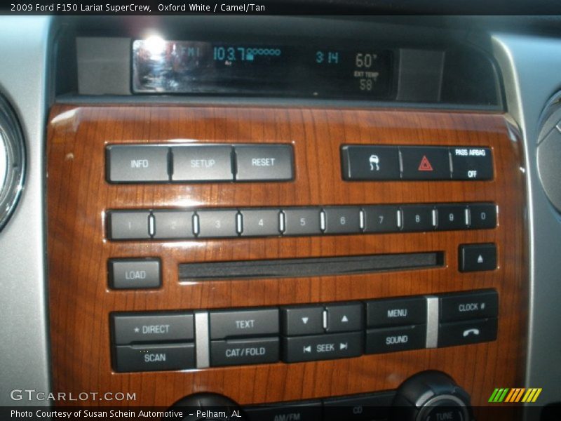 Oxford White / Camel/Tan 2009 Ford F150 Lariat SuperCrew