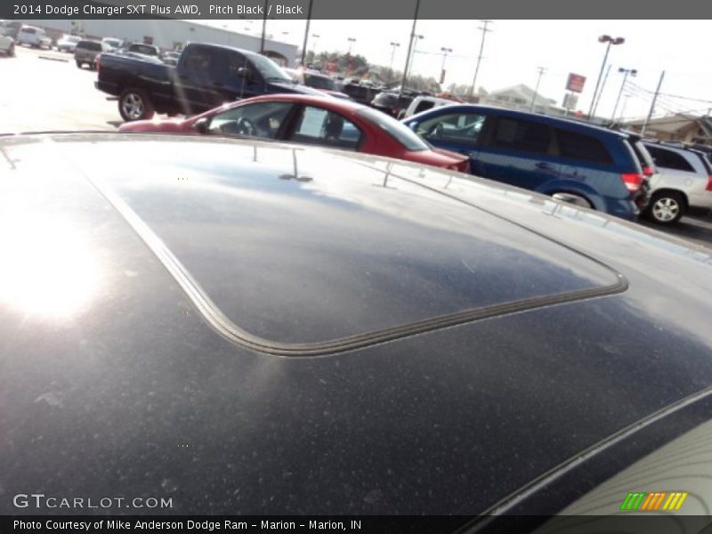 Pitch Black / Black 2014 Dodge Charger SXT Plus AWD