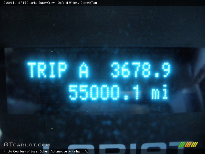 Oxford White / Camel/Tan 2009 Ford F150 Lariat SuperCrew