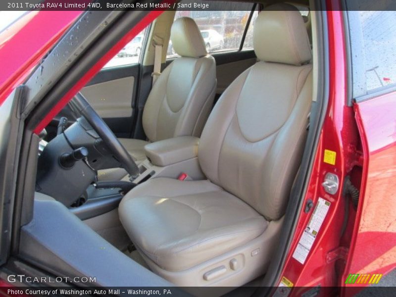 Barcelona Red Metallic / Sand Beige 2011 Toyota RAV4 Limited 4WD