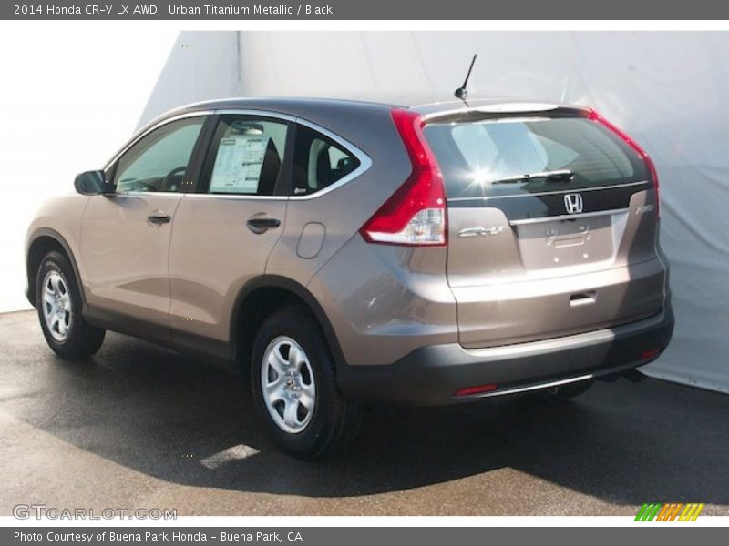 Urban Titanium Metallic / Black 2014 Honda CR-V LX AWD