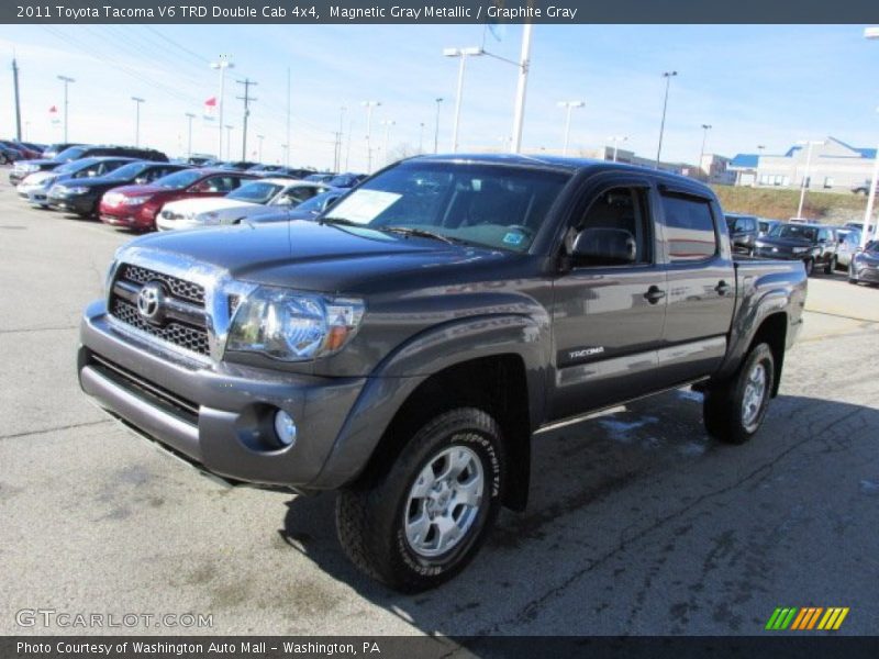 Magnetic Gray Metallic / Graphite Gray 2011 Toyota Tacoma V6 TRD Double Cab 4x4