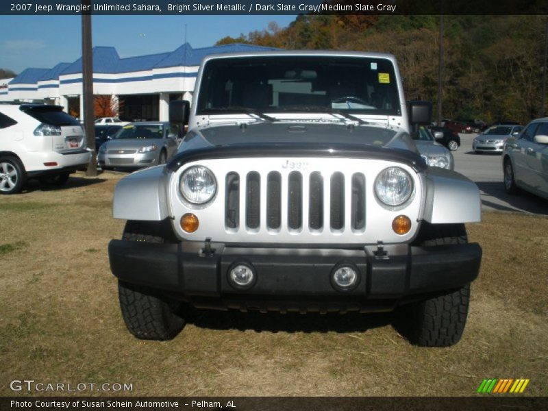 Bright Silver Metallic / Dark Slate Gray/Medium Slate Gray 2007 Jeep Wrangler Unlimited Sahara