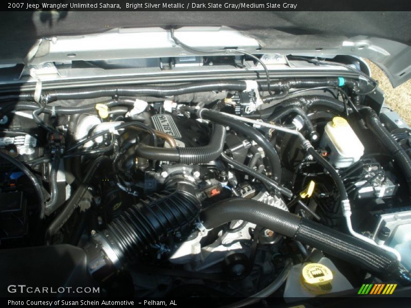 Bright Silver Metallic / Dark Slate Gray/Medium Slate Gray 2007 Jeep Wrangler Unlimited Sahara