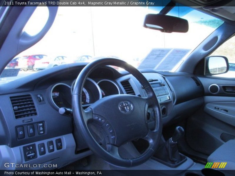 Magnetic Gray Metallic / Graphite Gray 2011 Toyota Tacoma V6 TRD Double Cab 4x4