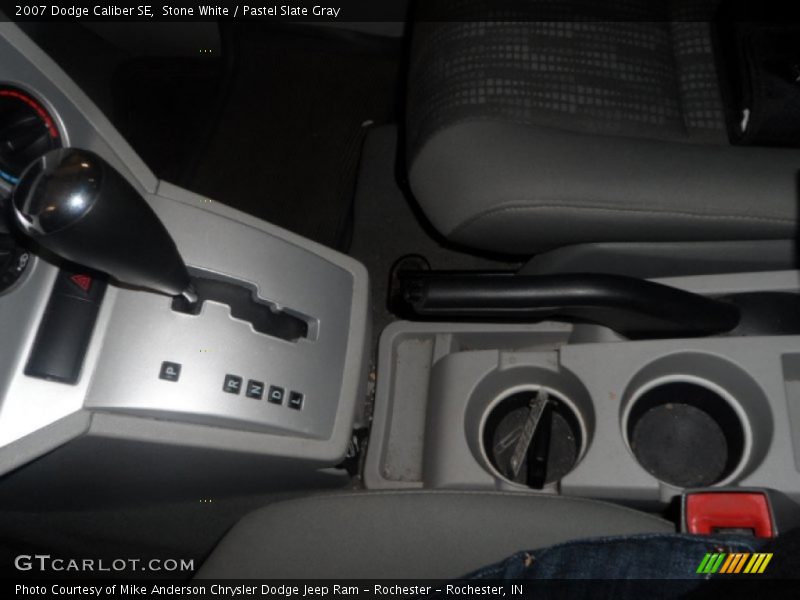 Stone White / Pastel Slate Gray 2007 Dodge Caliber SE