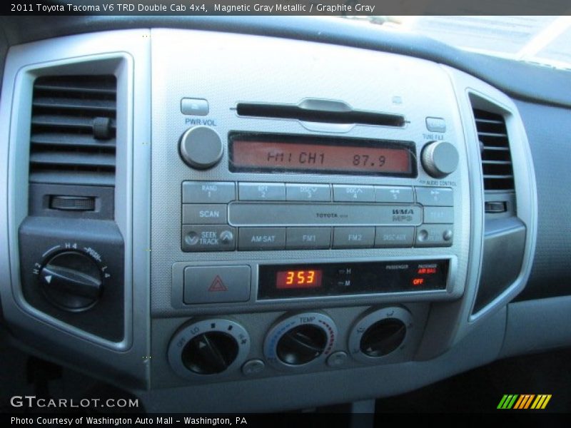 Magnetic Gray Metallic / Graphite Gray 2011 Toyota Tacoma V6 TRD Double Cab 4x4