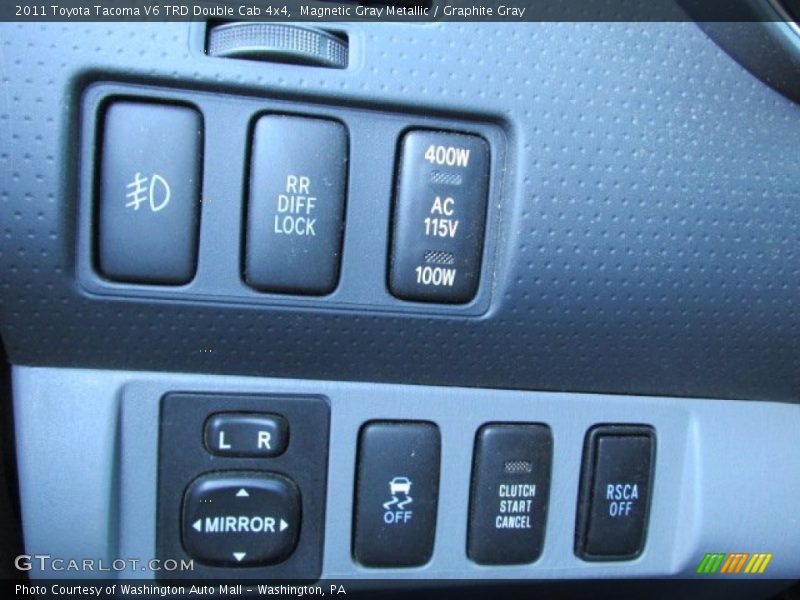 Magnetic Gray Metallic / Graphite Gray 2011 Toyota Tacoma V6 TRD Double Cab 4x4