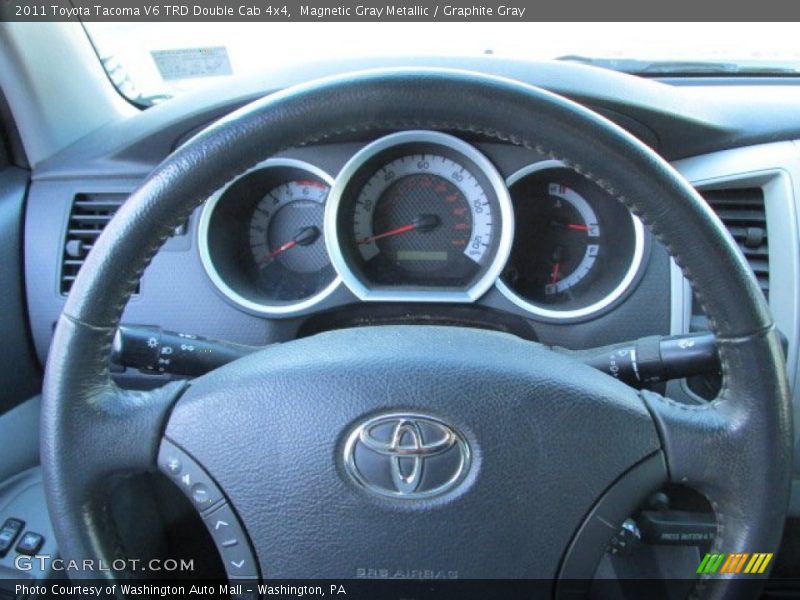 Magnetic Gray Metallic / Graphite Gray 2011 Toyota Tacoma V6 TRD Double Cab 4x4