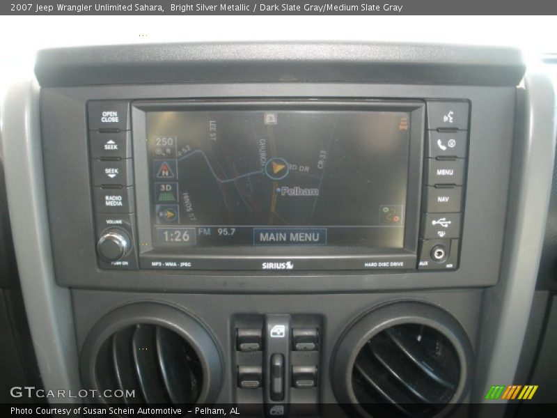 Bright Silver Metallic / Dark Slate Gray/Medium Slate Gray 2007 Jeep Wrangler Unlimited Sahara