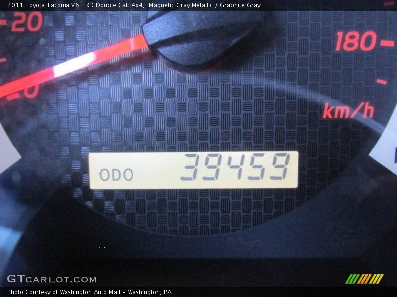 Magnetic Gray Metallic / Graphite Gray 2011 Toyota Tacoma V6 TRD Double Cab 4x4