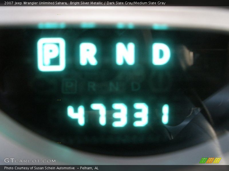 Bright Silver Metallic / Dark Slate Gray/Medium Slate Gray 2007 Jeep Wrangler Unlimited Sahara