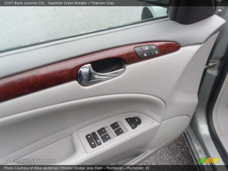Sagemist Green Metallic / Titanium Gray 2007 Buick Lucerne CXL