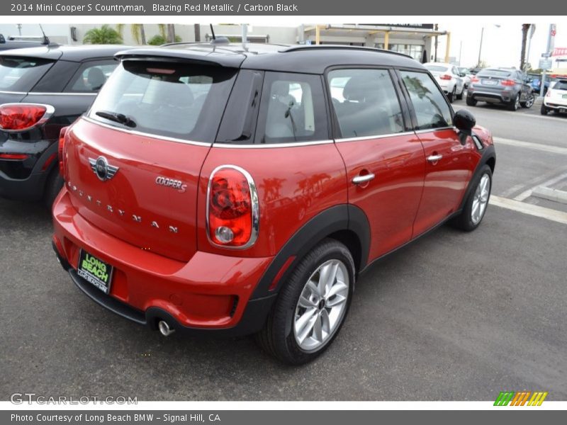 Blazing Red Metallic / Carbon Black 2014 Mini Cooper S Countryman