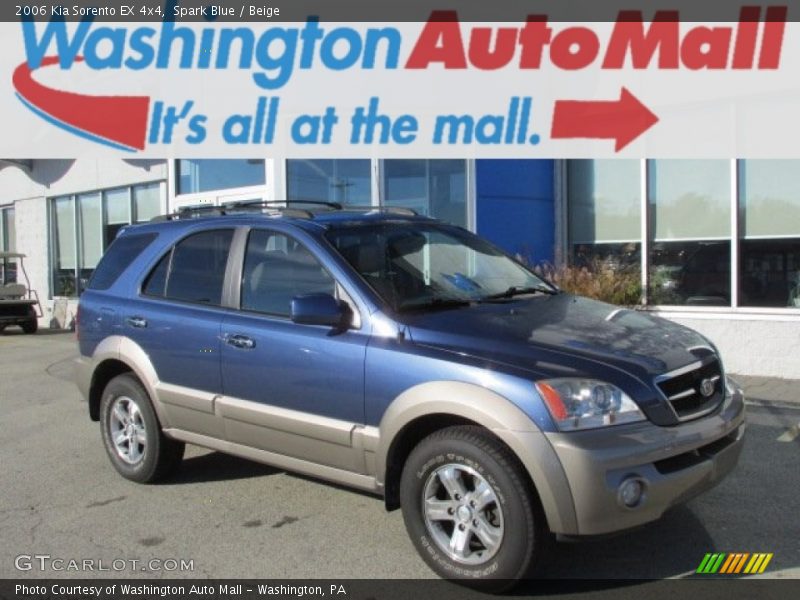 Spark Blue / Beige 2006 Kia Sorento EX 4x4