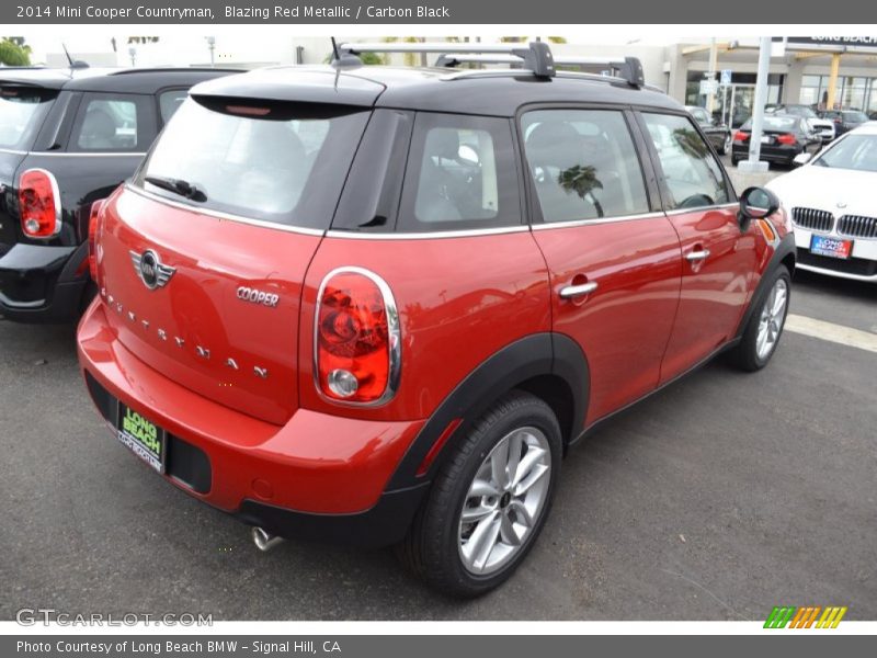 Blazing Red Metallic / Carbon Black 2014 Mini Cooper Countryman