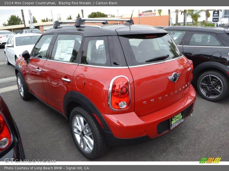 Blazing Red Metallic / Carbon Black 2014 Mini Cooper Countryman