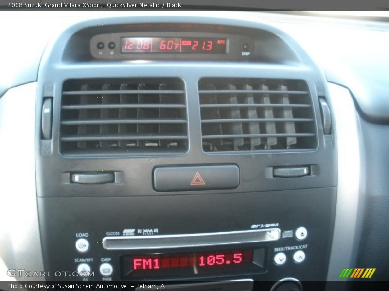Quicksilver Metallic / Black 2008 Suzuki Grand Vitara XSport