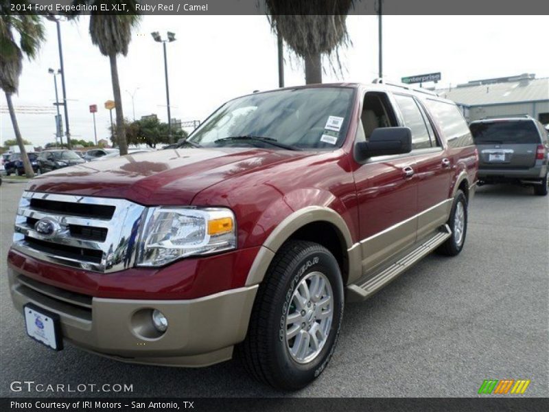 Ruby Red / Camel 2014 Ford Expedition EL XLT