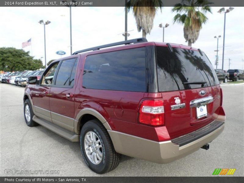 Ruby Red / Camel 2014 Ford Expedition EL XLT