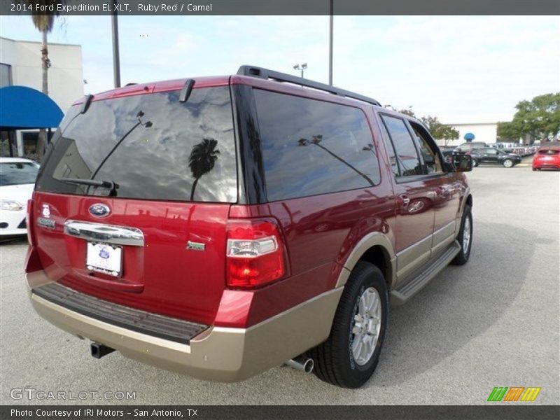 Ruby Red / Camel 2014 Ford Expedition EL XLT