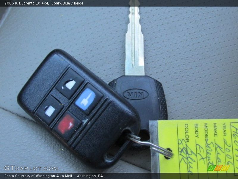Spark Blue / Beige 2006 Kia Sorento EX 4x4
