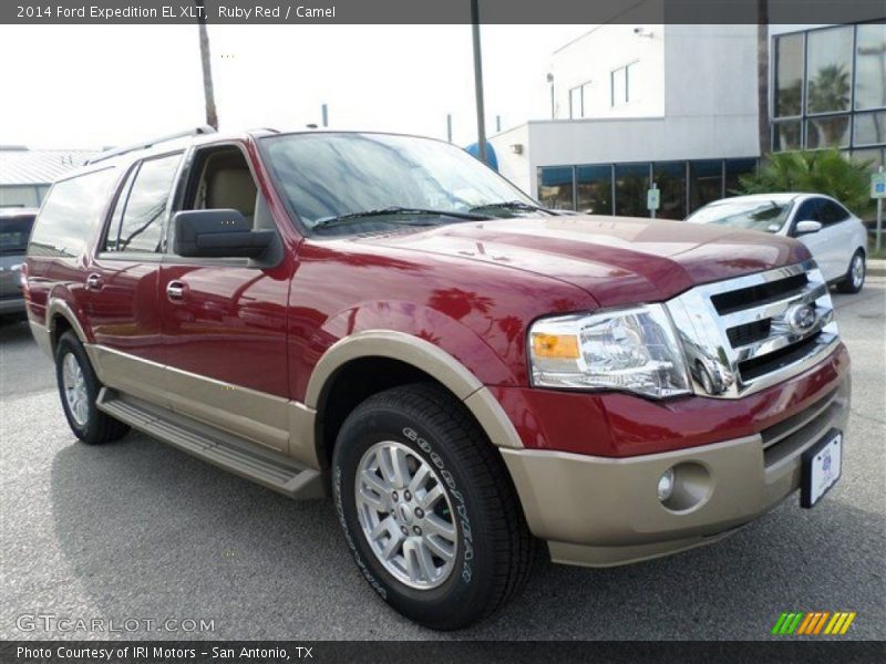 Ruby Red / Camel 2014 Ford Expedition EL XLT