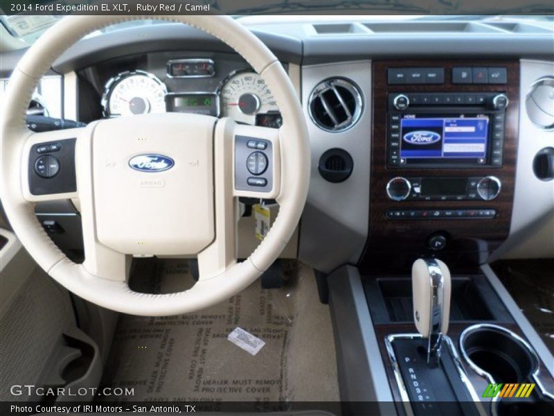 Ruby Red / Camel 2014 Ford Expedition EL XLT