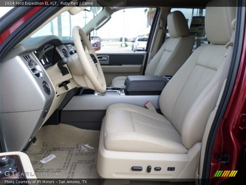 Ruby Red / Camel 2014 Ford Expedition EL XLT