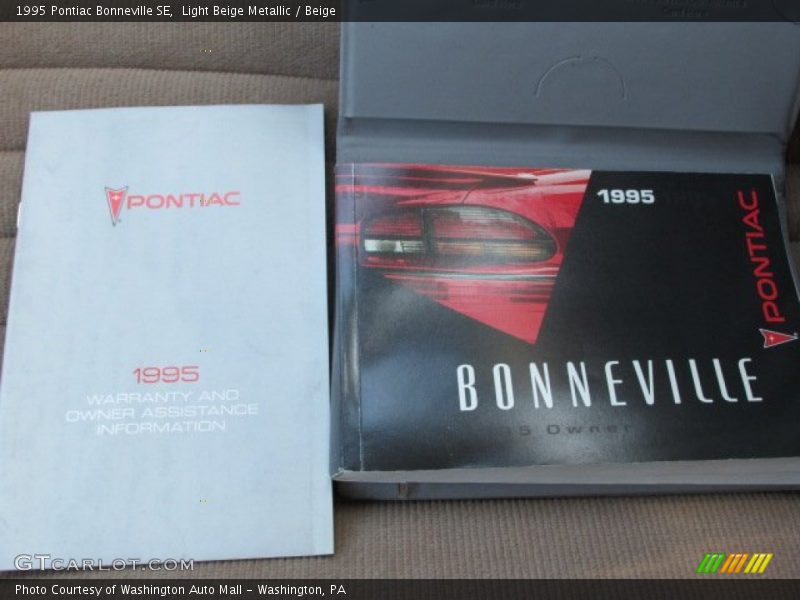 Books/Manuals of 1995 Bonneville SE