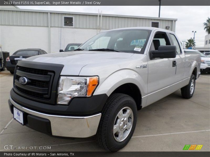 Ingot Silver Metallic / Steel Gray 2013 Ford F150 XL SuperCab