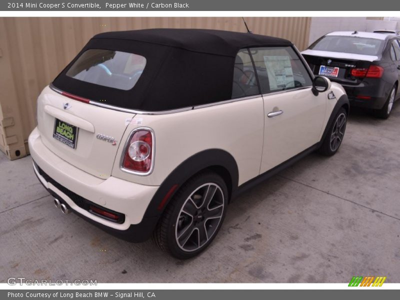 Pepper White / Carbon Black 2014 Mini Cooper S Convertible