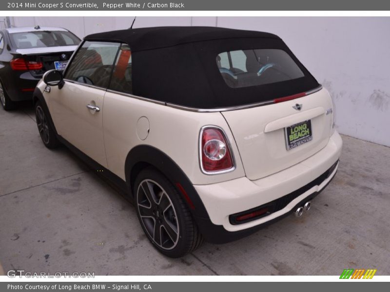 Pepper White / Carbon Black 2014 Mini Cooper S Convertible