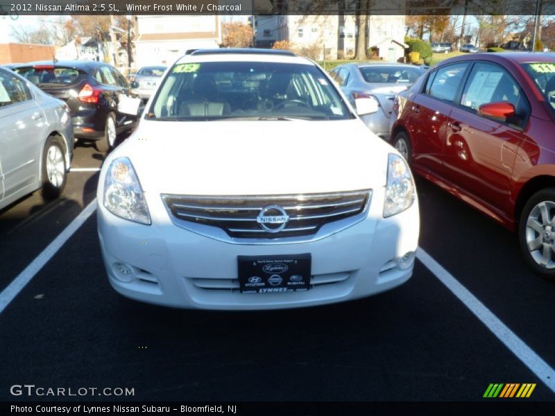 Winter Frost White / Charcoal 2012 Nissan Altima 2.5 SL