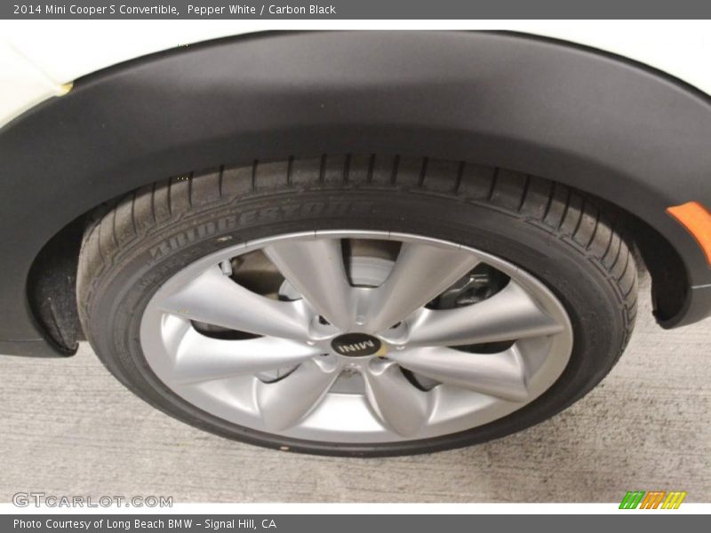 Pepper White / Carbon Black 2014 Mini Cooper S Convertible