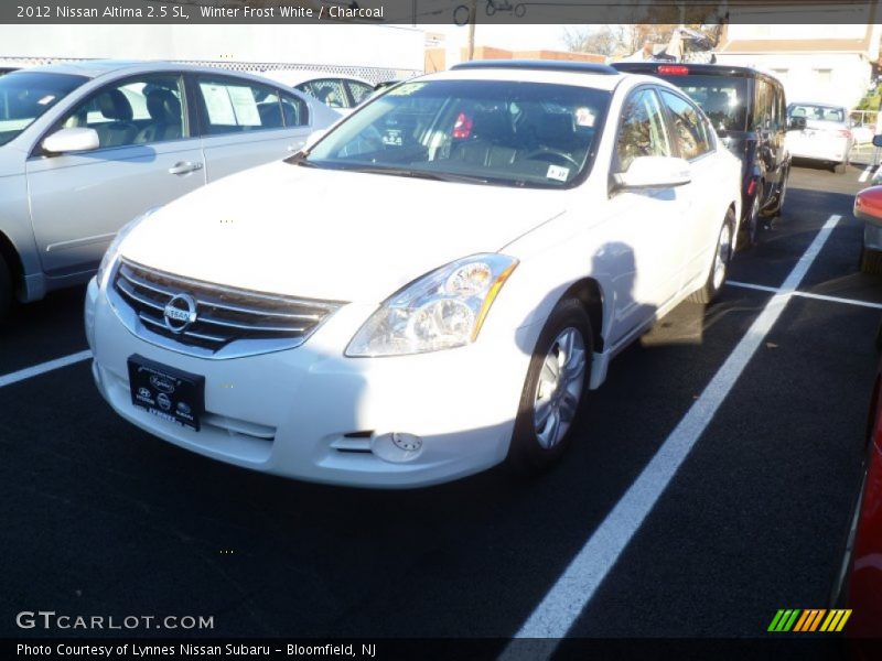 Winter Frost White / Charcoal 2012 Nissan Altima 2.5 SL