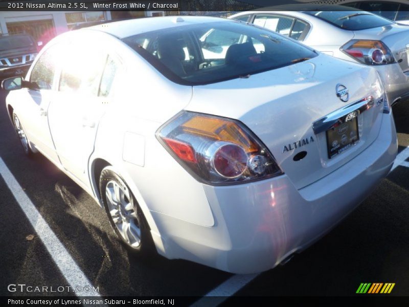 Winter Frost White / Charcoal 2012 Nissan Altima 2.5 SL