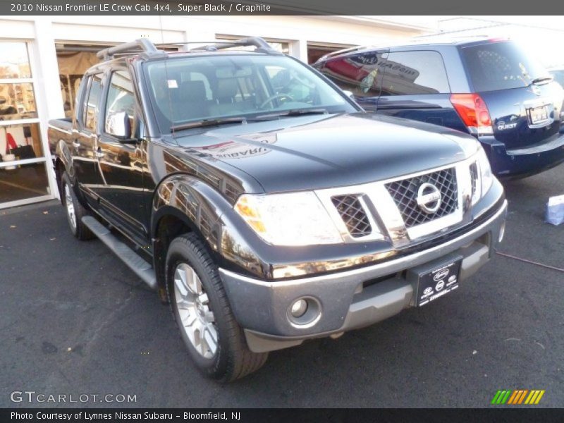 Super Black / Graphite 2010 Nissan Frontier LE Crew Cab 4x4