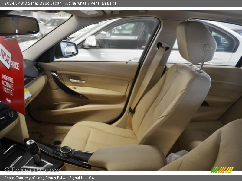 Alpine White / Venetian Beige 2014 BMW 3 Series 328d Sedan