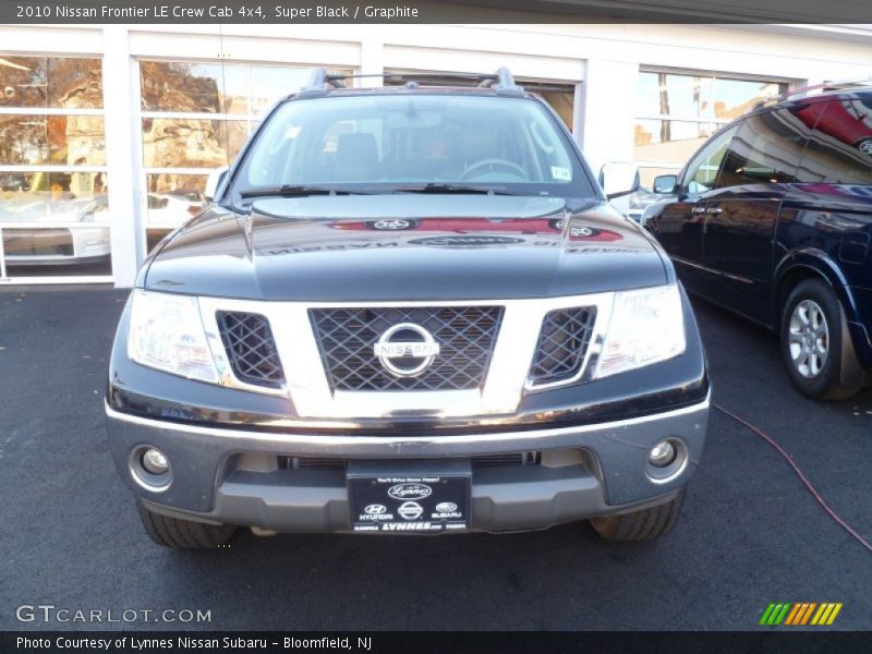 Super Black / Graphite 2010 Nissan Frontier LE Crew Cab 4x4