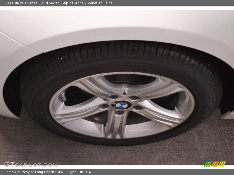 Alpine White / Venetian Beige 2014 BMW 3 Series 328d Sedan