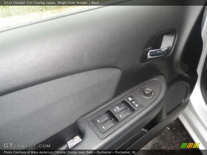 Bright Silver Metallic / Black 2012 Chrysler 200 Touring Sedan