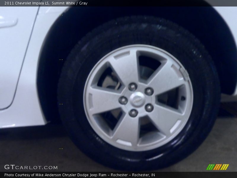 Summit White / Gray 2011 Chevrolet Impala LS